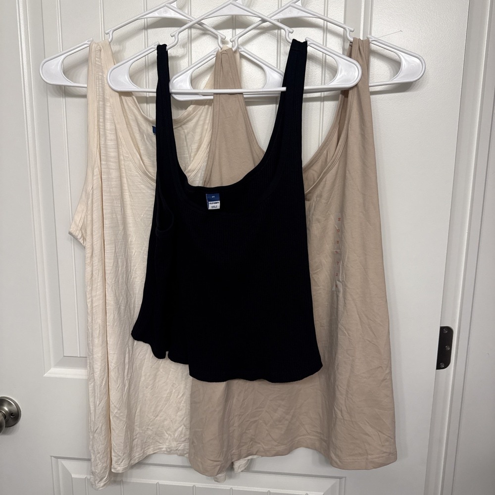Lot Of 3 Old Navy Woman's Shirts Size 3x NWOT